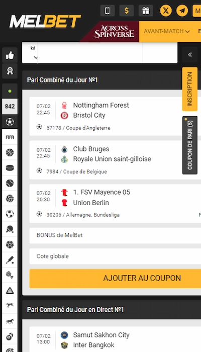 Melbet coupon whatsapp gratuit